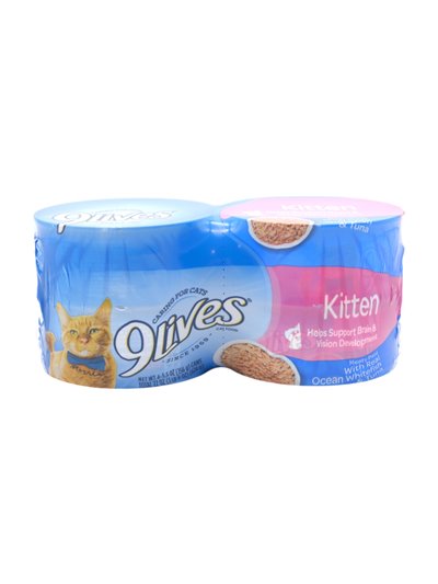31421 - 9Lives Ocean White Fish Tuna (Kitten) - 5.5 oz - (Case Of 24) - Box:  - Loc: S2