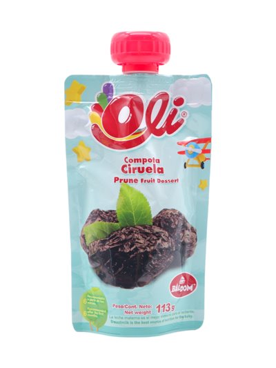 31475 - Oli  Compota Prune/Ciruela -  113grs ( Case Of 24) - Box:  - Loc: 