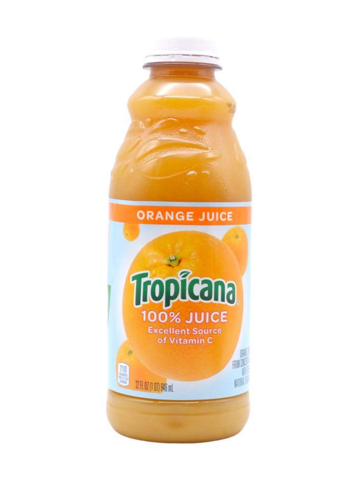 31489 - Tropicana Juice Orange, 32 fl. oz. - 12 Pack - Box:  - Loc: D5