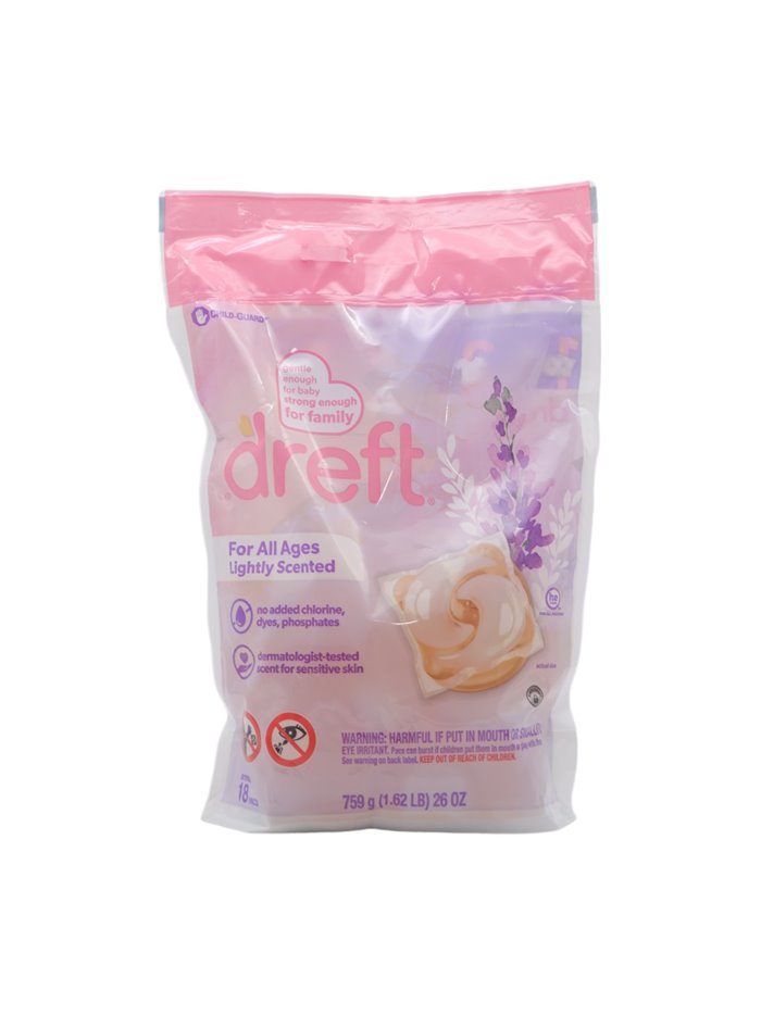 31501 - Dreft For All Ages Pods - 18ct. (Case of 4) - Box:  - Loc: C2