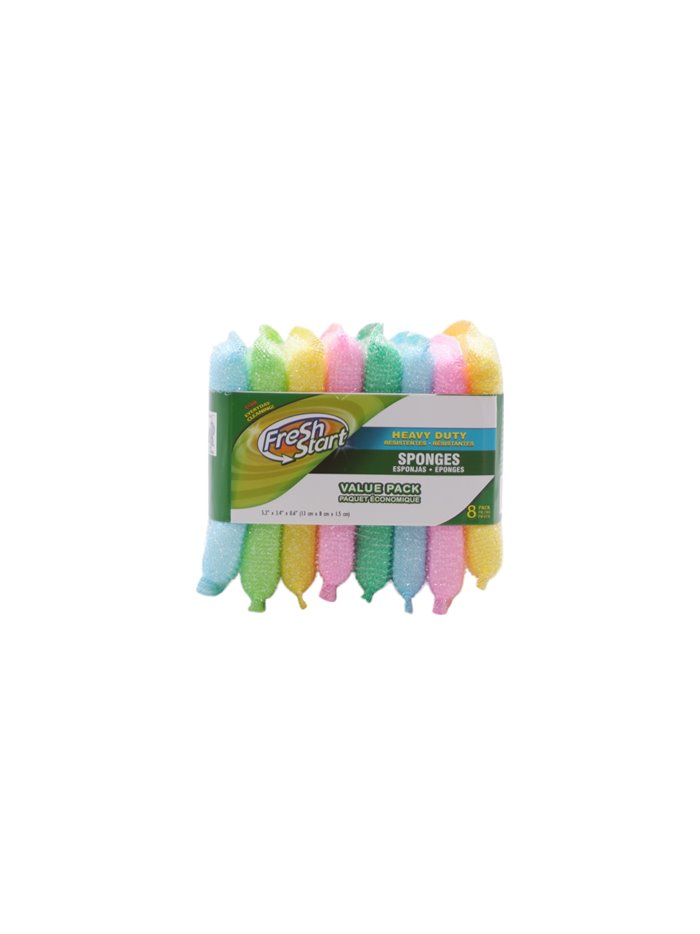 31536 - Fresh Start. Cleaning Sponges - 8 Pcs
(32213) - Box:  - Loc: J7