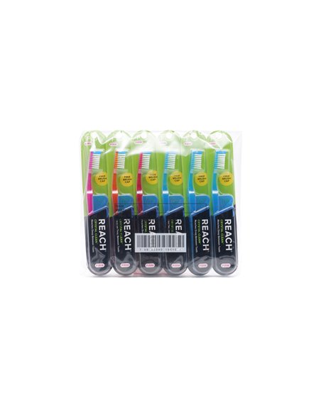 31542 - Reach Toothbrush Crystal Clean, Firm - (Pack of 6) - Box:  - Loc: K9