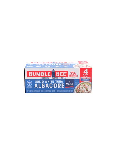 31545 - Bumble Bee Solid White Tuna in Water - 4PK/5 oz. (Pack Of 6) - Box:  - Loc: H5