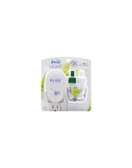 31556 - Febreze Light/Bamboo Plug Scent Oil Refill Warmers. - 26ml (Case of 4) - Box:  - Loc: 41F