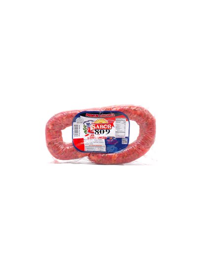 31561 - Del Caibe. Sabor 809 Premium Longaniza 9oz - Box:  - Loc: NV-12