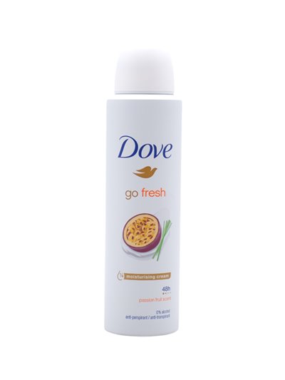 31568 - Dove Deodorant Spray, Go Fresh Passion & LemonGreass - 150ml - Box:  - Loc: K8