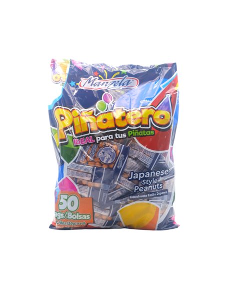 31615 - Manzela Japanese Peanut Pinatero, 0.70 oz. - 50 Bags - Box:  - Loc: L4