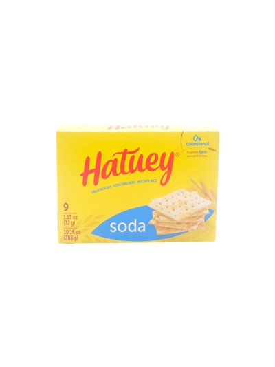 31632 - Hatuey Soda Crackers Biscuits - 10.16oz. Pack of 9/(Case of 24) - Box:  - Loc: R5