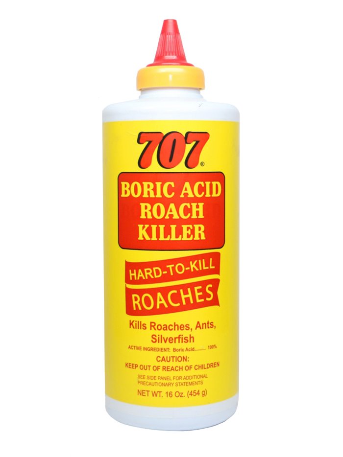 6516 - 707 Boric Acid Roach Killer - 16 oz. - Box:  - Loc: I12