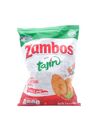31709 - Zambos With Tajin Chili Lime Snack - 5.46oz (Case of 24) - Box:  - Loc: N5