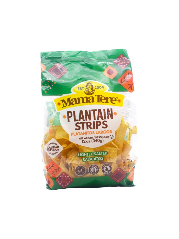31710 - Mama Tere Salted Plantain Strips (Platanitos Largos) - 6/12oz - Box:  - Loc: 1