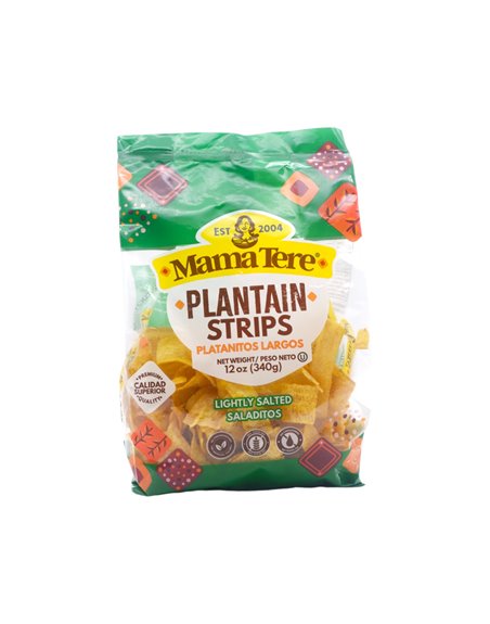 31710 - Mama Tere Salted Plantain Strips (Platanitos Largos) - 6/12oz - Box:  - Loc: 1