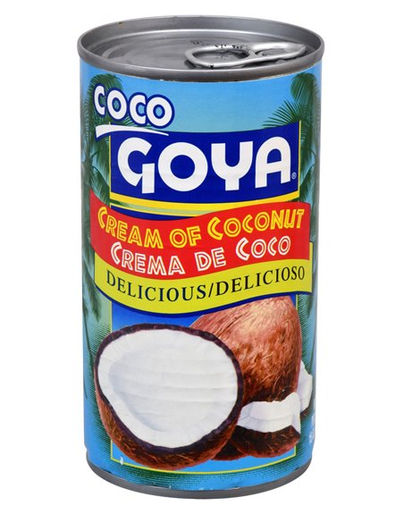 6823 - Goya Cream Of Coconut - 15 fl .oz. (24 Packs) - Box:  - Loc: G11
