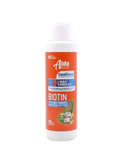 31904 - Aldu Biotin Conditioner (Ginger,Coconut, Aloe Vera, and Minoxidil)- 16 fl. oz. (Case of 12) - Box:  - Loc: I2