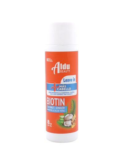31906 - Aldu Biotin Leave In (Mask) (Ginger, Coconut, Aloe Vera, and Minoxidil) - 8 fl. oz. - Box:  - Loc: I2