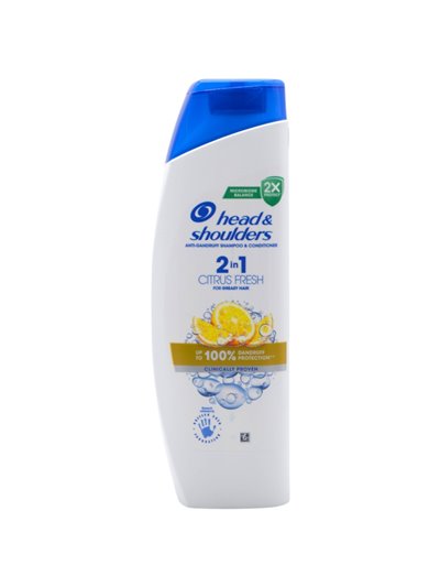 31921 - Head & Shoulder 2 in 1 Citrus Fresh - 12.2/13.5 fl. oz. ( 330 ml ) - Box:  - Loc: K10