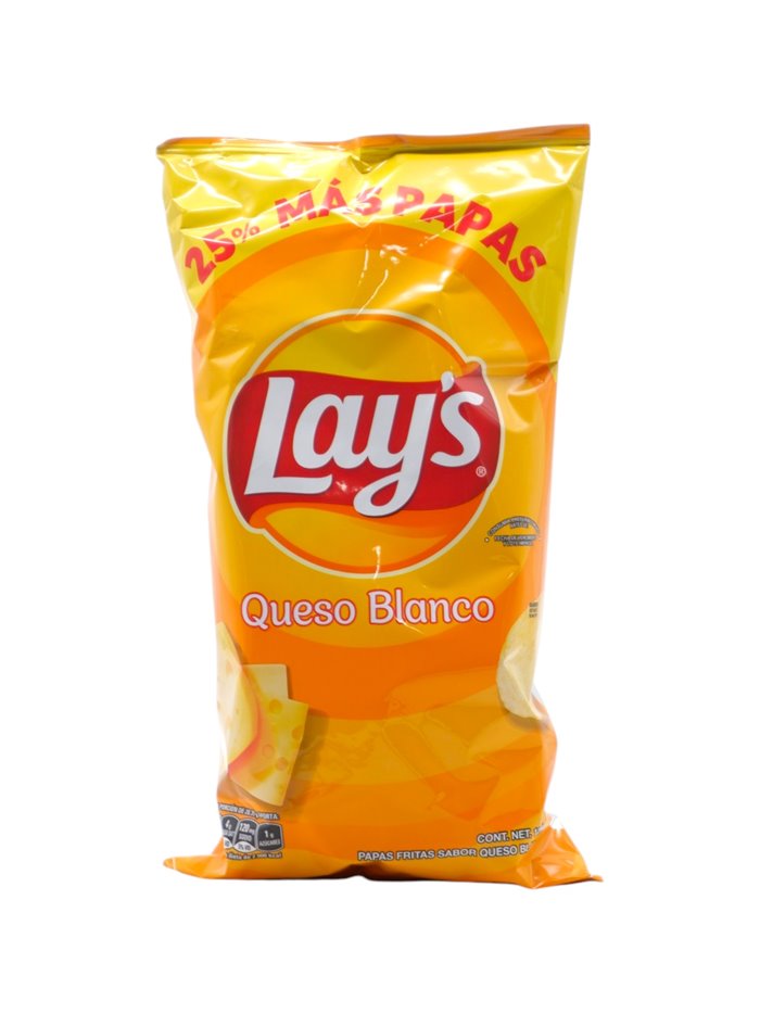 31934 - FritoLay Papitas Queso Blanco -110Gr (case of 16) Orange - Box:  - Loc: 