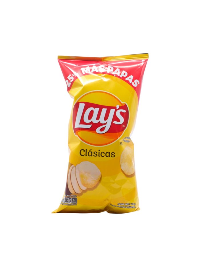 31935 - FritoLay Papitas Clasica-110Gr (case of 16) Orange - Box:  - Loc: 