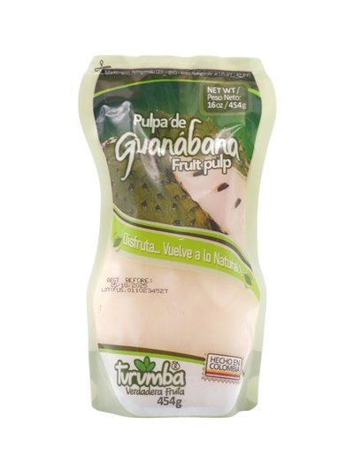 31942 - Pulpa Guanabana Fruit pulp 16oz - Box:  - Loc: 