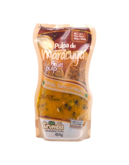 31943 - Pulpa Maracuya Fruit pulp 16oz - Box:  - Loc: 