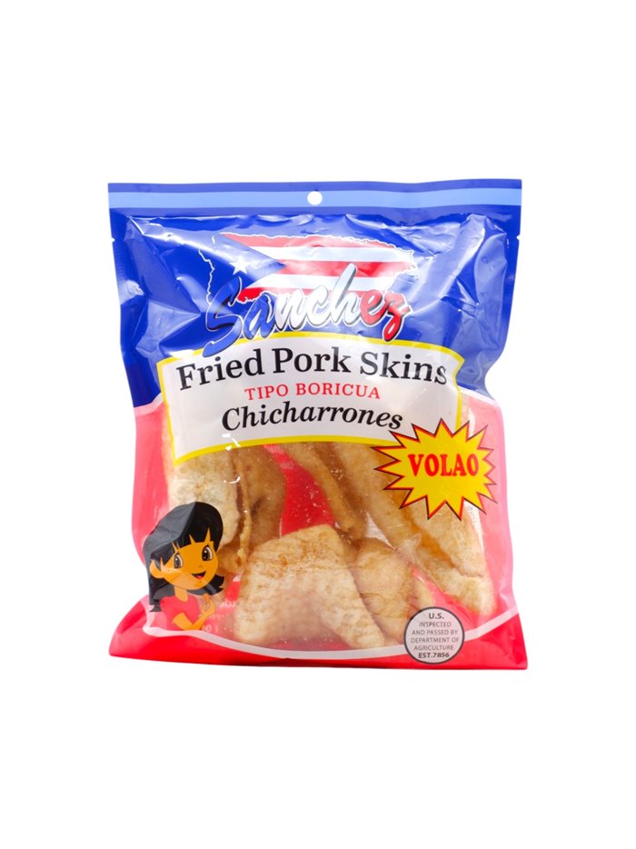 31985 - Sanchez. Chicharrones Volao, PR Flag - 12 Pack - Box:  - Loc: A6