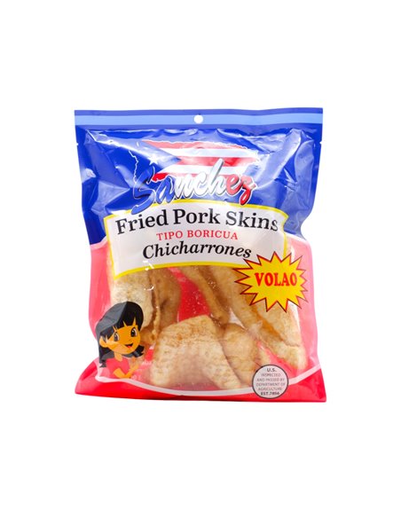 31985 - Sanchez. Chicharrones Volao, PR Flag - 12 Pack - Box:  - Loc: A6