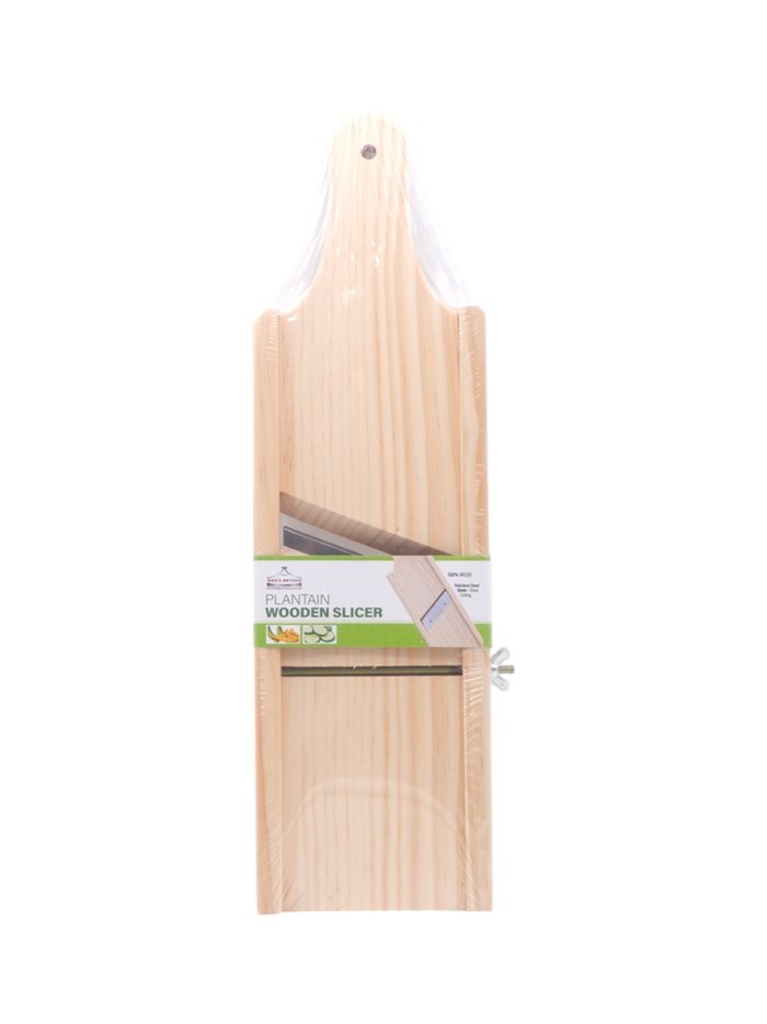 32016 - Wee's Wood Plantain Slicer "Mariquitera" - Box:  - Loc: J8