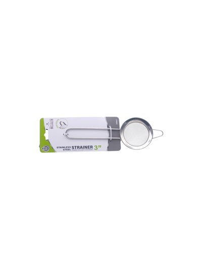 32022 - Wee's Beyond Stainless Steel Strainer 3" - Box:  - Loc: J7