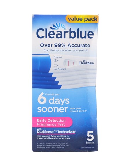 32071 - Clear Blue Pregnancy Test (Early Detection Pregnancy Test). 5ct - Box:  - Loc: K10