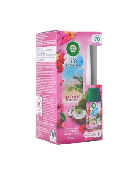 32201 - Air Wick Freshmatic Autospray Kit, Bahamas Beach Bliss - 250ml. (Case of 4) - Box:  - Loc: I3