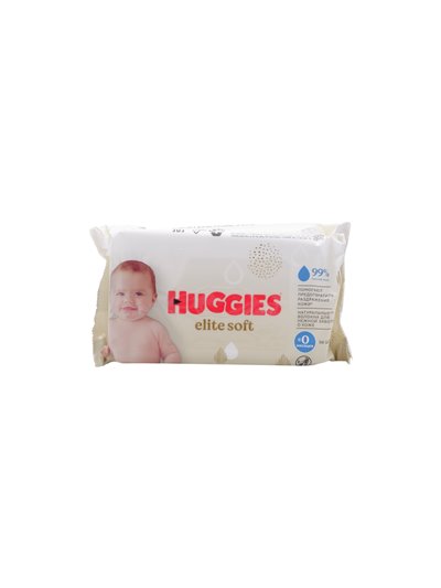 32211 - Huggies Baby Wipes, elite Soft - 56ct. (Case of 10) - Box:  - Loc: E5