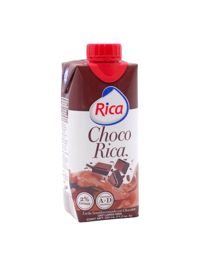32233 - Choco Rica Leche Semidescremada - 330ml(Pack of 18) - Box:  - Loc: F1