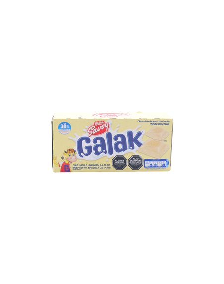 32307 - Nestle Savoy White Chocolate Galak. 4.58oz - 5ct. (Case of 4) - Box:  - Loc: M7