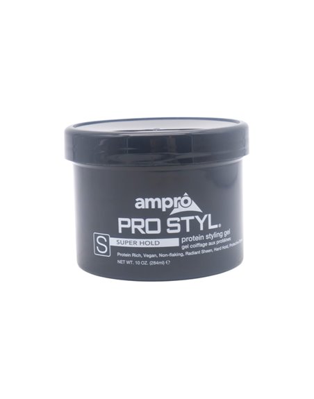 32320 - Ampro Pro Styl Gel ( Black ) - 10 oz. - Box:  - Loc: K12