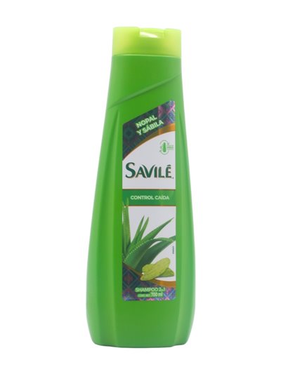 32334 - Savile Shampoo 2 In 1, Nopal & Sabila  - 700ml. (Case Of 12) - Box:  - Loc: K13