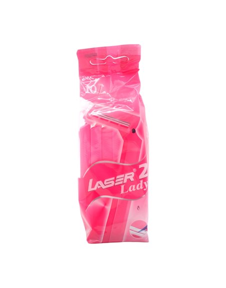 32469 - Laser II Lady Razor - 10ct. (Case of 20) - Box:  - Loc: L0