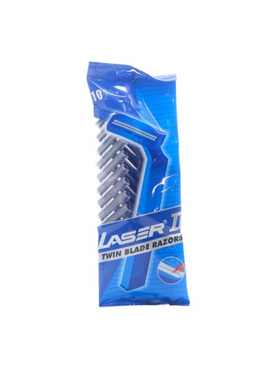 32470 - Laser II Men Razor - 10ct. (Case of 20) - Box:  - Loc: L0