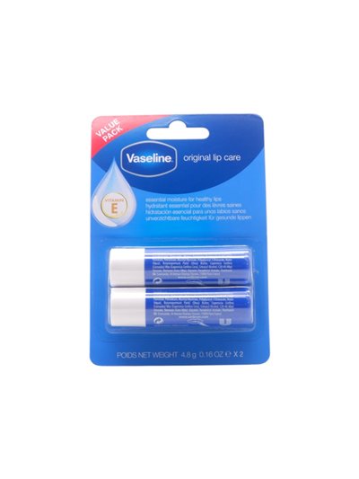 32480 - Vaseline Petroleum. Original Lip Care - 2ct - Box:  - Loc: J2