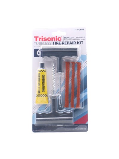 32494 - Trisonic. Tubeless Tire Rep. 6P (TS-G688) - Box:  - Loc: A1