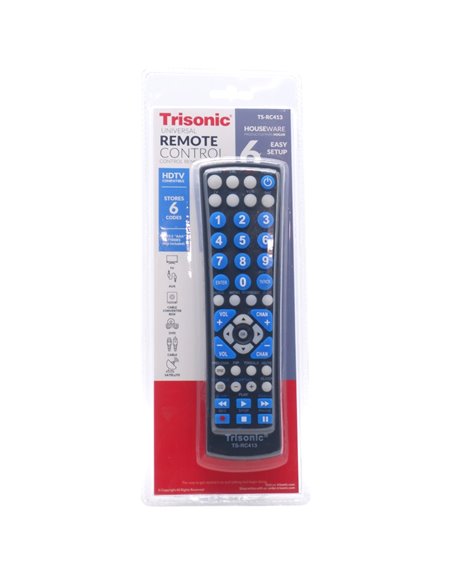 32498 - Trisonic 6 Remote Control ( TS-RC413 ) - Box:  - Loc: A1