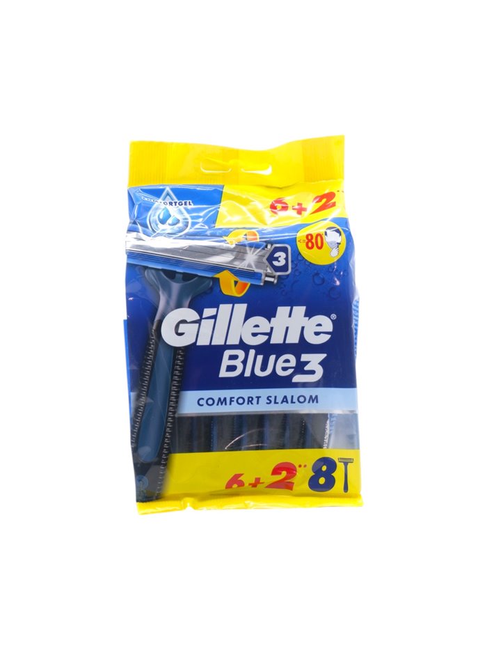 32502 - Gillette Blue3  6+2ct - Box:  - Loc: L0