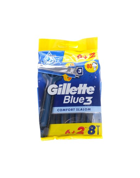 32502 - Gillette Blue3  6+2ct - Box:  - Loc: L0