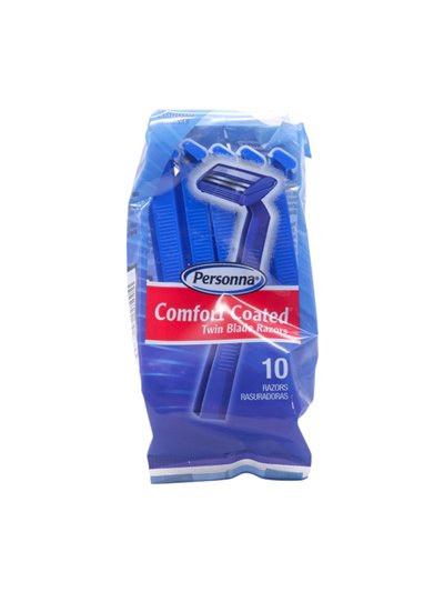 32510 - Personna Blue (Men) Doble Edge Razors- 10ct - Box:  - Loc: K12