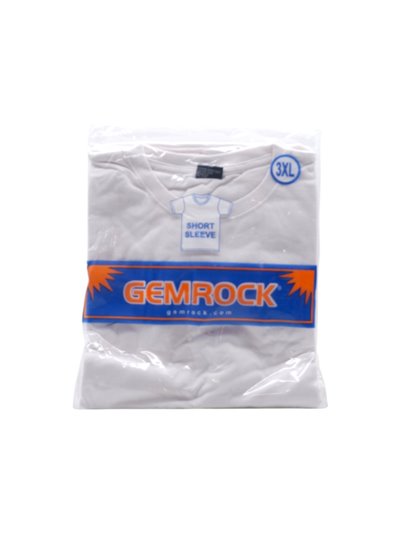 32554 - Crew Neck White T-Shirt. (3X-Large) - 6ct. - Box:  - Loc: L0
