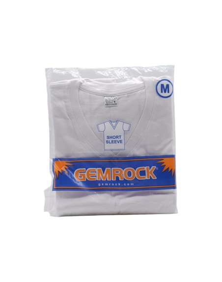 32556 - V-Neck White T-Shirt. (Medium) - 6ct. - Box:  - Loc: L0