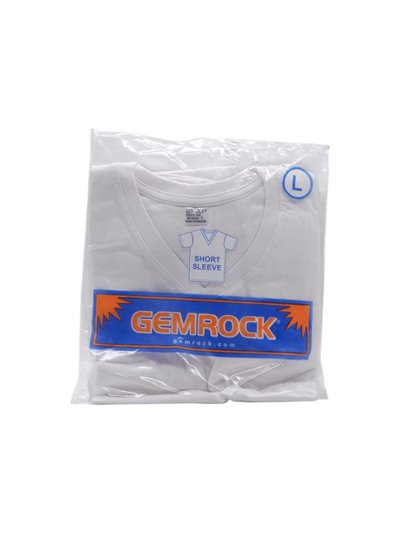 32557 - V-Neck White T-Shirt. (Large) - 6ct. - Box:  - Loc: L0