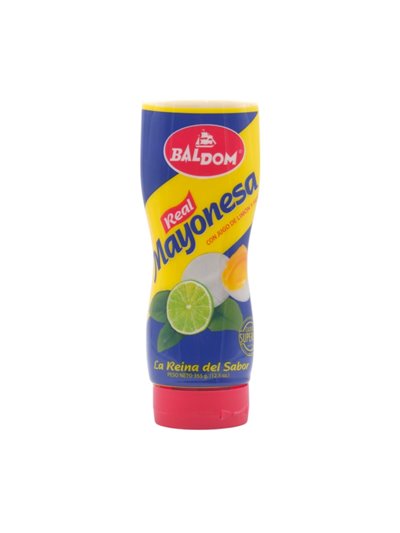 32561 - Baldom Mayonnaise Real -Lemon Flavor , Squeeze - 12.5oz
(Case Of 24) - Box:  - Loc: 