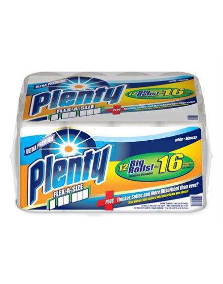 9878 - Plenty Flex-A-Size - 12 Rolls. (Case of 12) - Box:  - Loc: 