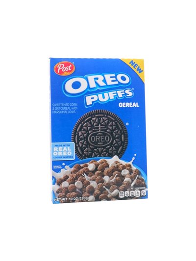 32577 - Post Oreo Puff Cereal - 10 oz. (Case of 10) - Box:  - Loc: 42P