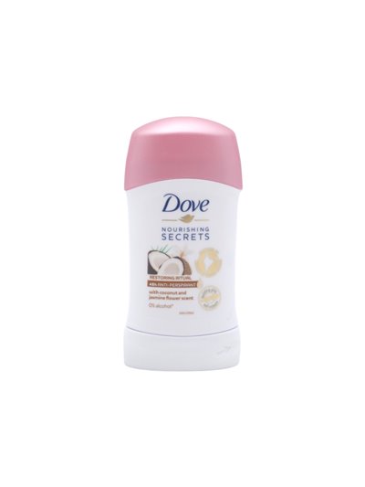 32616 - Dove Deodorant Stick, Restoring Ritual (Coconut & Jasmine) - 1.4oz (40ml). (Case Of 12) - Box:  - Loc: 31M